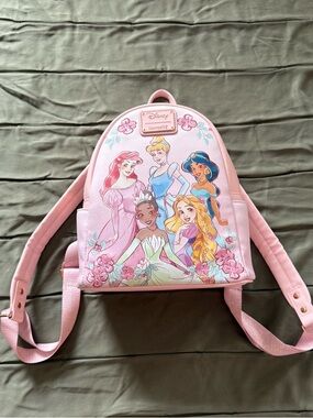 Loungefly Disney Princesses Floral Mini Backpack
